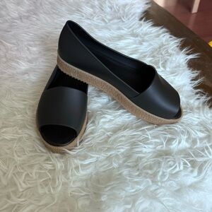 Melissa Puzzle Peep Toe Platform | Size 8